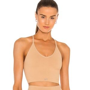 Set Active x Revolve Ribbed Sports Bra